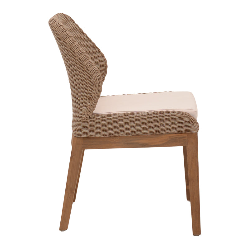 Scaun de gradina Swinton Boho, Natural, 53x63x86 cm, detaliu produs