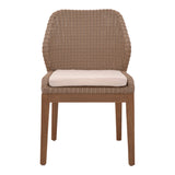 Scaun de gradina Swinton Boho, Natural, 53x63x86 cm