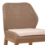 Scaun de gradina Swinton Boho, Natural, 53x63x86 cm