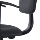 Scaun de receptie Icina I cu role, neagra, 58x54x102-123 cm