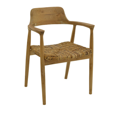 Scaun Denverone lemn de tec, Natura, Natur, 57x54x79 cm