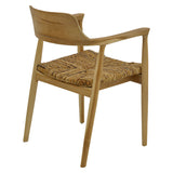 Scaun Denverone lemn de tec, Natura, Natur, 57x54x79 cm