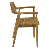 Scaun Denverone lemn de tec, Natura, Natur, 57x54x79 cm