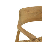 Scaun Denverone lemn de tec, Natura, Natur, 57x54x79 cm