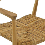 Scaun Denverone lemn de tec, Natura, Natur, 57x54x79 cm