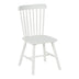 Scaun din lemn de cauciuc Melia, Lemn, Alb, 45x51x87 cm