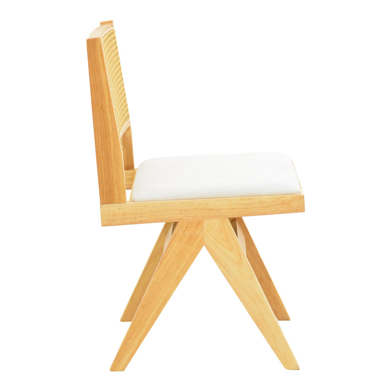Scaun din lemn Winslow, alb, 46x58x80 cm, perspectiva suplimentara