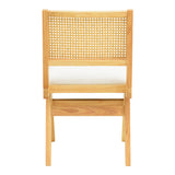 Scaun din lemn Winslow, alb, 46x58x80 cm