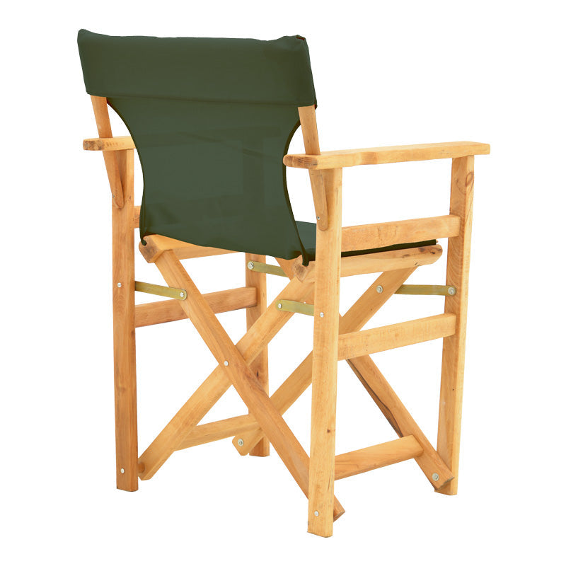 Scaun director Kompa din lemn de fag masiv, Natural - Îmbraca Verdee Nexus, verde inchis, 54x57 cm