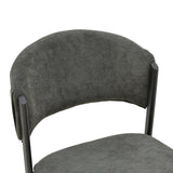 Scaun Dolez, Stofa, 49x59x82 cm - Antracit