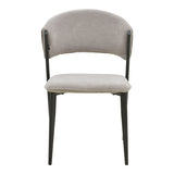 Scaun Dolez, Stofa, 49x59x82 cm - Gri