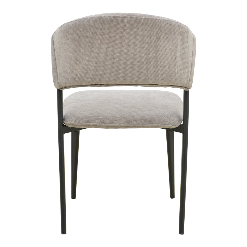 Scaun Dolez, Stofa, 49x59x82 cm - Gri