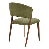 Scaun Dolez, Stofa, 49x59x82 cm - Khaki