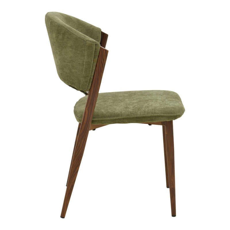 Scaun Dolez, Stofa, 49x59x82 cm - Khaki