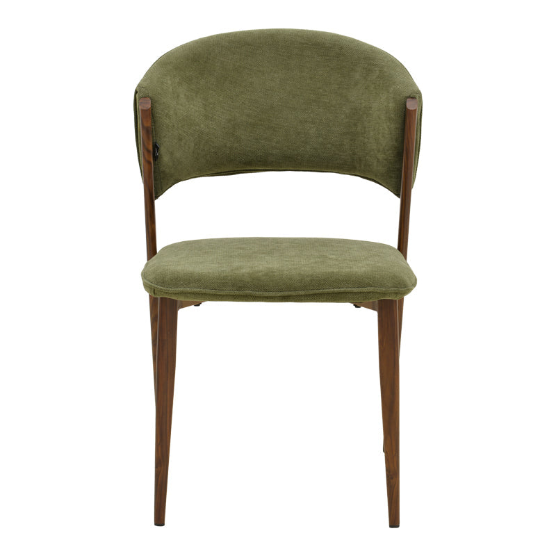 Scaun Dolez, Stofa, 49x59x82 cm - Khaki