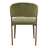 Scaun Dolez, Stofa, 49x59x82 cm - Khaki