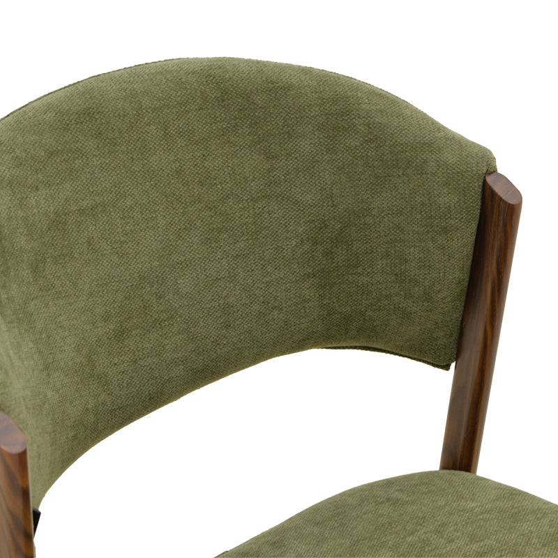 Scaun Dolez, Stofa, 49x59x82 cm - Khaki