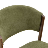 Scaun Dolez, Stofa, 49x59x82 cm - Khaki