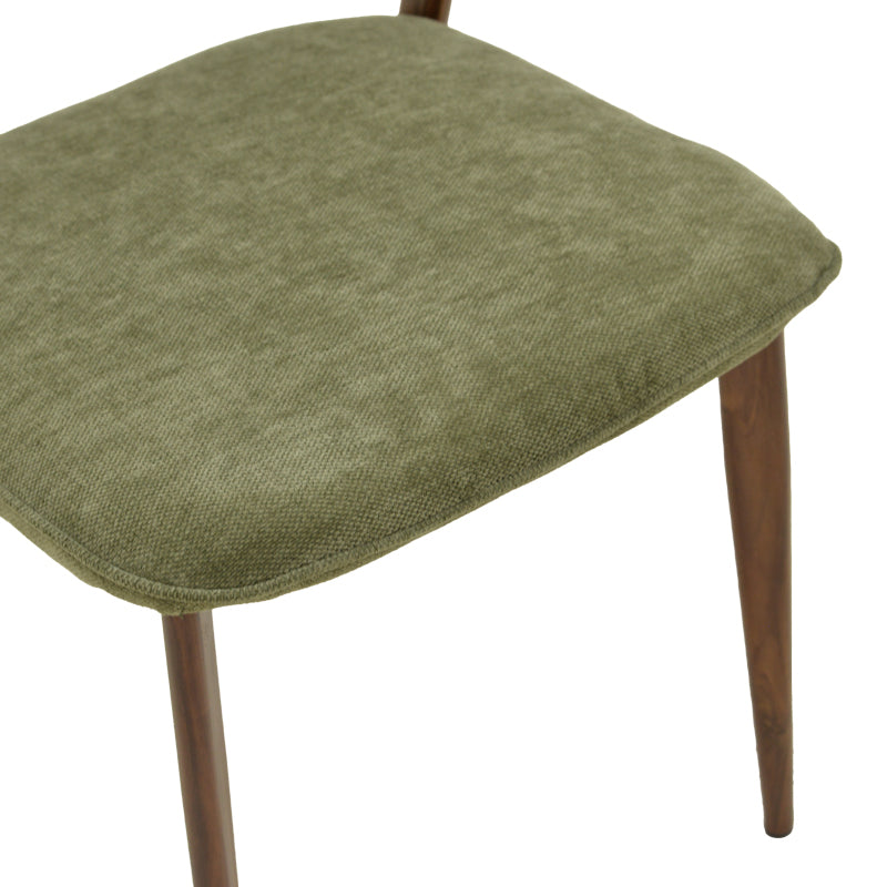 Scaun Dolez, Stofa, 49x59x82 cm - Khaki