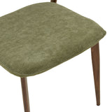 Scaun Dolez, Stofa, 49x59x82 cm - Khaki