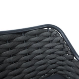 Scaun e bar Zuki, Alb - Gri, 55x54x109 cm - Gri