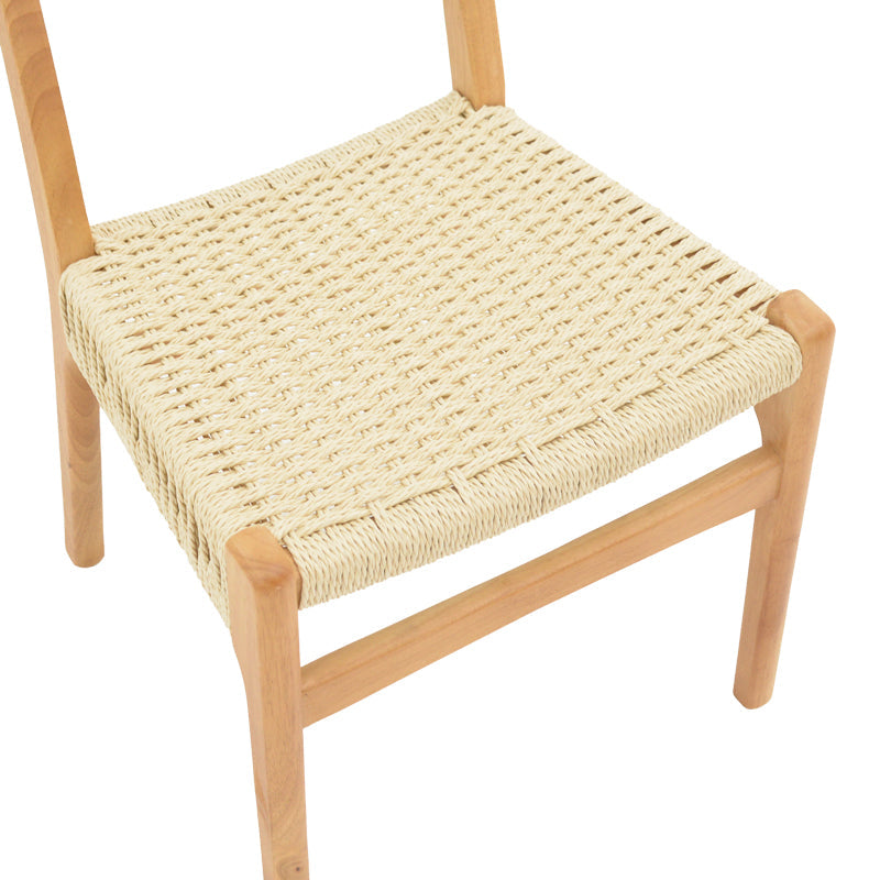 Scaun Eaprine frânghie Natural-cauciuc, 49x53x77 cm