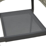 Scaun Elation, Gri inchis - Alb, 56x62x77 cm - Gri inchis