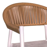 Scaun Elation, Gri inchis - Alb, 56x62x77 cm - Alb