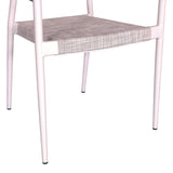 Scaun Elation, Gri inchis - Alb, 56x62x77 cm - Alb