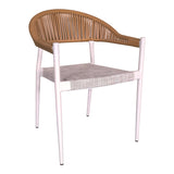 Scaun Elation, Gri inchis - Alb, 56x62x77 cm - Scaun Elation, Gri inchis - Alb, 56x62x77 cm - 291-000008