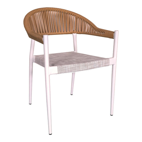 Scaun Elation, Gri inchis - Alb, 56x62x77 cm