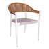 Scaun Elation, Gri inchis - Alb, 56x62x77 cm - 291-000008