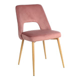 Scaun Murde, catifea si metal, 48x61x89 cm - Scaun Murde, catifea si metal, 48x61x89 cm