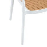 Scaun Ember cu protectie UV, Alb - Bej, 52x56x81 cm - Bej