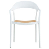 Scaun Ember cu protectie UV, Alb - Bej, 52x56x81 cm - Bej