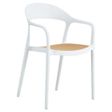 Scaun Ember cu protectie UV, Alb - Bej, 52x56x81 cm - Scaun Ember cu protectie UV, Alb - Bej, 52x56x81 cm