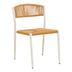 Scaun exterior Cura, aluminiu si ratan, 50x58x78 cm - 404-000015