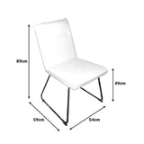 Scaun Essential bej cu tapiterie, neagra, 54x59x89 cm