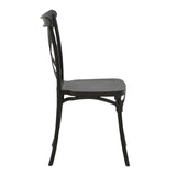 Scaun exterior Crossie, 43x53x88 cm - Scaun exterior Crossie, Negru, 43x53x88 cm, detaliu produs