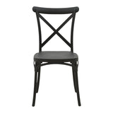 Scaun exterior Crossie, 43x53x88 cm - Scaun exterior Crossie, Negru, 43x53x88 cm, imagine produs 4