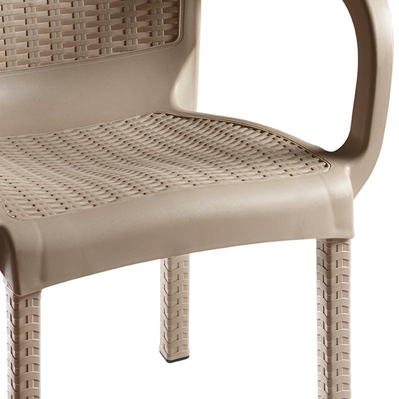 Scaun exterior Festive, 60x60x82 cm - Bej