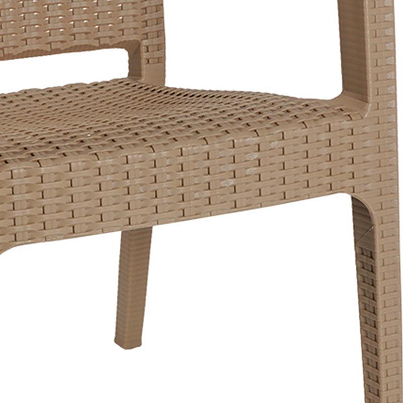 Scaun exterior Halcyon, 59x58x86 cm - Bej
