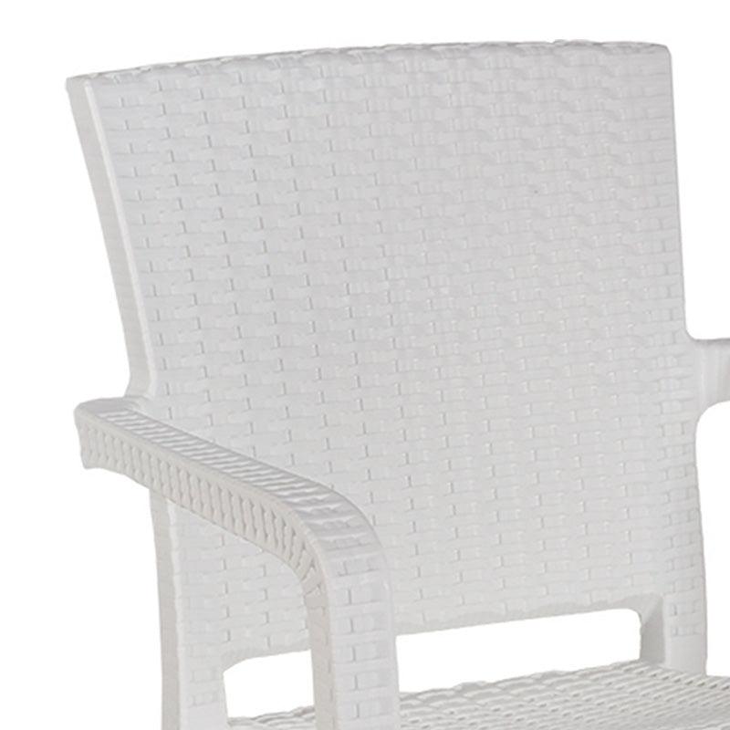 Scaun exterior Halcyon, 59x58x86 cm - Alb