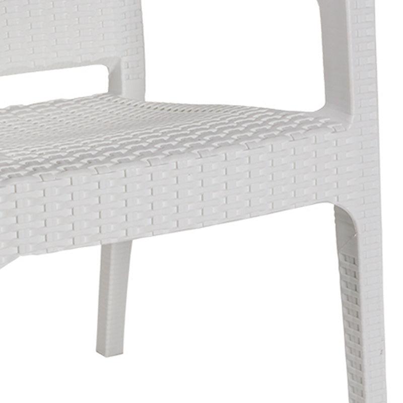 Scaun exterior Halcyon, 59x58x86 cm - Alb