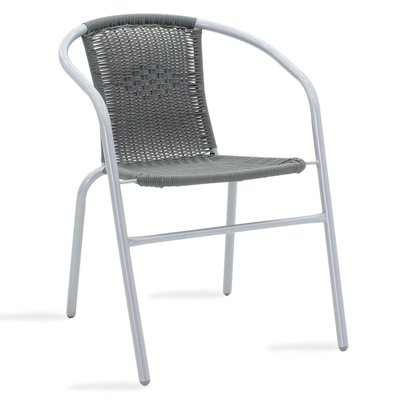Scaun exterior Obbi, metal si PE, 56x54x73 cm - Scaun exterior Obbi, metal si PE, 56x54x73 cm - 130-000007