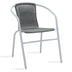 Scaun exterior Obbi, metal si PE, 56x54x73 cm - 130-000007