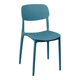 Scaun stivuibil Berdian, mint, polipropilena, Diverse culori, 38x49x79 cm - Albastru