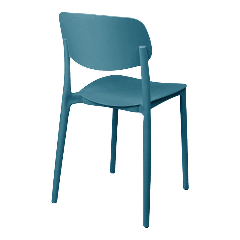 Scaun stivuibil Berdian, mint, polipropilena, Diverse culori, 38x49x79 cm - Albastru