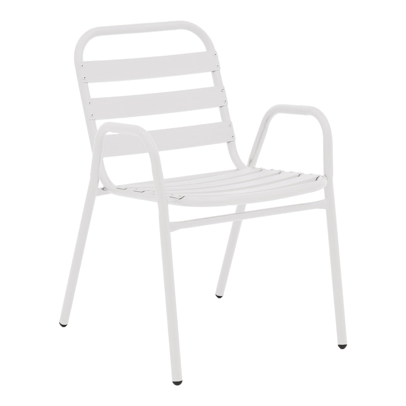 Scaun exterior Sussie, metal si aluminiu, 45x62x76 cm - Scaun exterior Sussie, metal si aluminiu, 45x62x76 cm - 130-000100