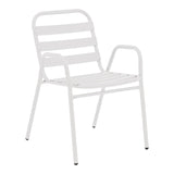 Scaun exterior Sussie, metal si aluminiu, 45x62x76 cm - Scaun exterior Sussie, metal si aluminiu, 45x62x76 cm - 130-000100
